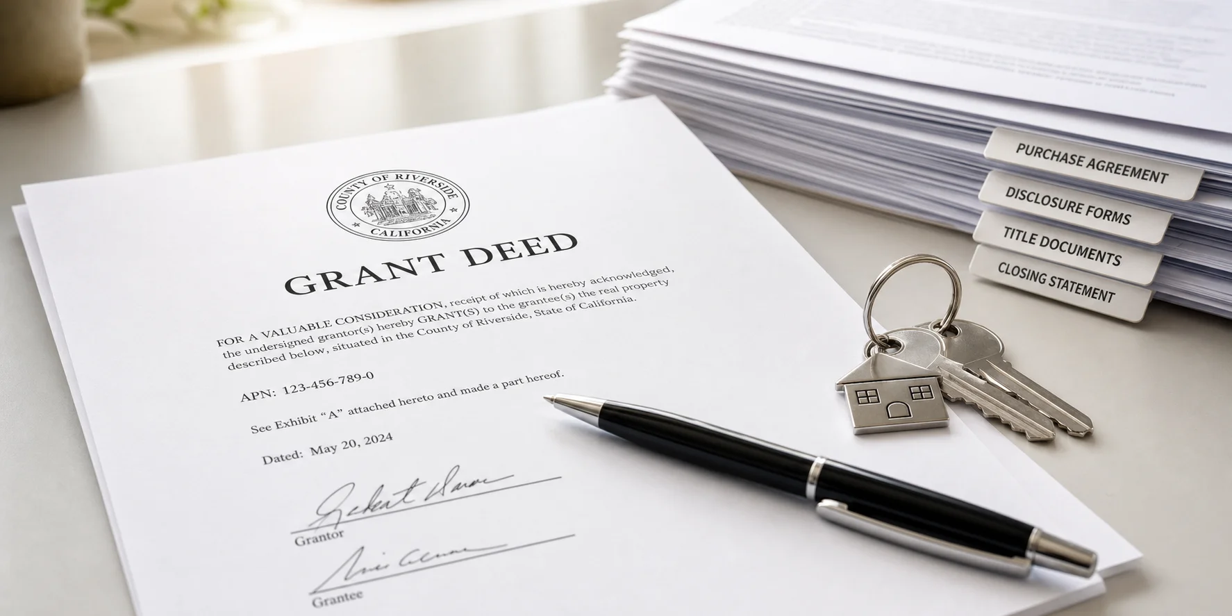 Real estate and loan signing pricing